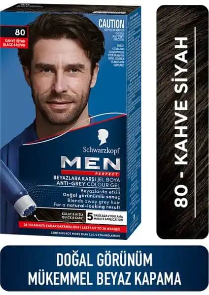 Schwarzkopf Men Perfect Beyazlara Karşı: Doğal Görünüm Sağlayan Saç Boyası
