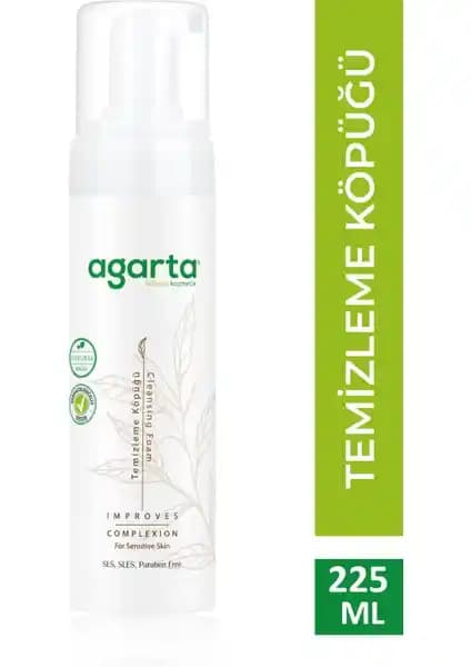 Agarta Doğal Yüz Temizleme Köpüğü 225 ml: Hassas Ciltler İçin Nazik ve Etkili Temizlik