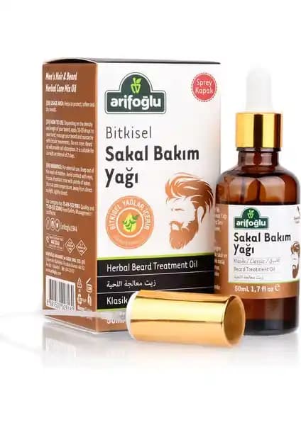 Arifoğlu Sakal Bakım Yağı 50ML: Doğal İçeriklerle Etkili Sakal ve Bıyık Bakımı