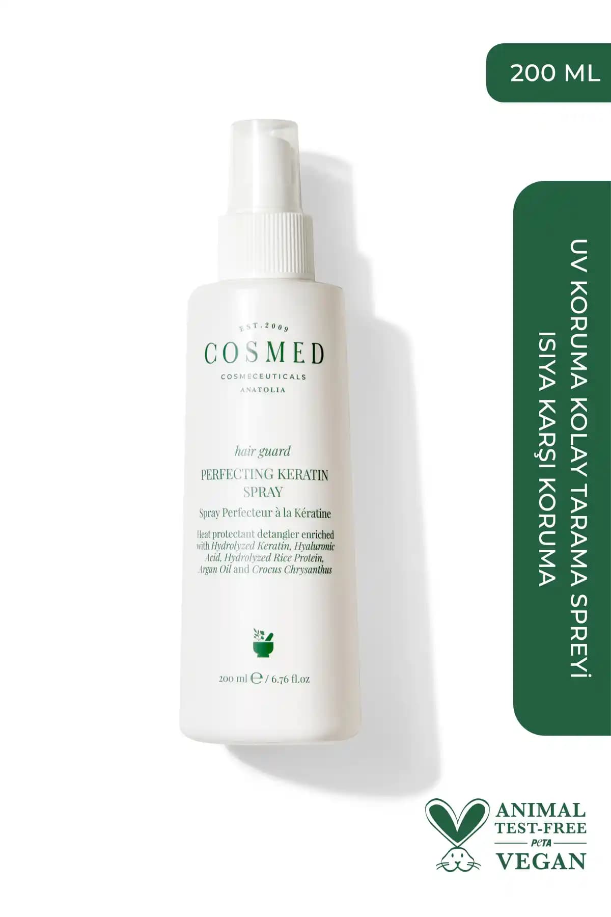 COSMED Hair Guard Perfecting Keratin Sprey ile Saçlarda Etkili Isı ve UV Koruması