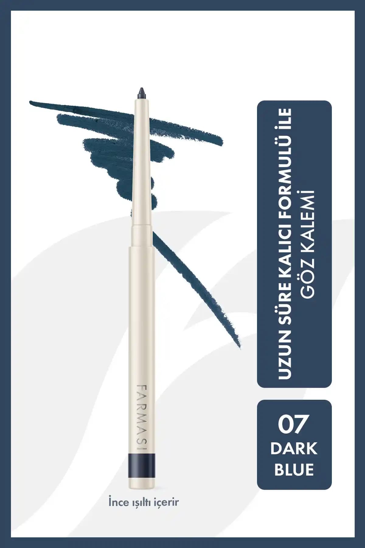 Farmasi Asansörlü Göz Kalemi 07 Dark Blue: Yoğun Renk ve Uzun Süre Kalıcı Makyaj