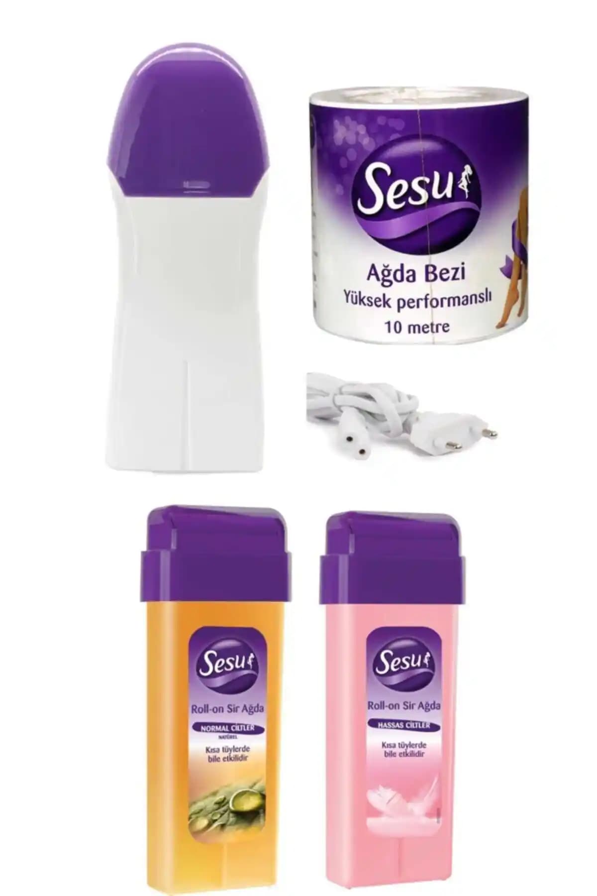 Genel Markalar 2 Adet Kartuş Roll-on Ağda Seti ile Pratik ve Etkili Tüy Alma