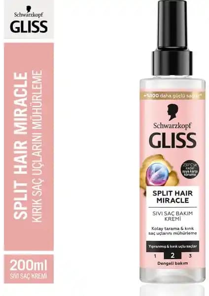 Gliss Split Hair Miracle: Kırık Uçları Mühürleyen İyonik Kompleks Saç Bakım Kremi İncelemesi