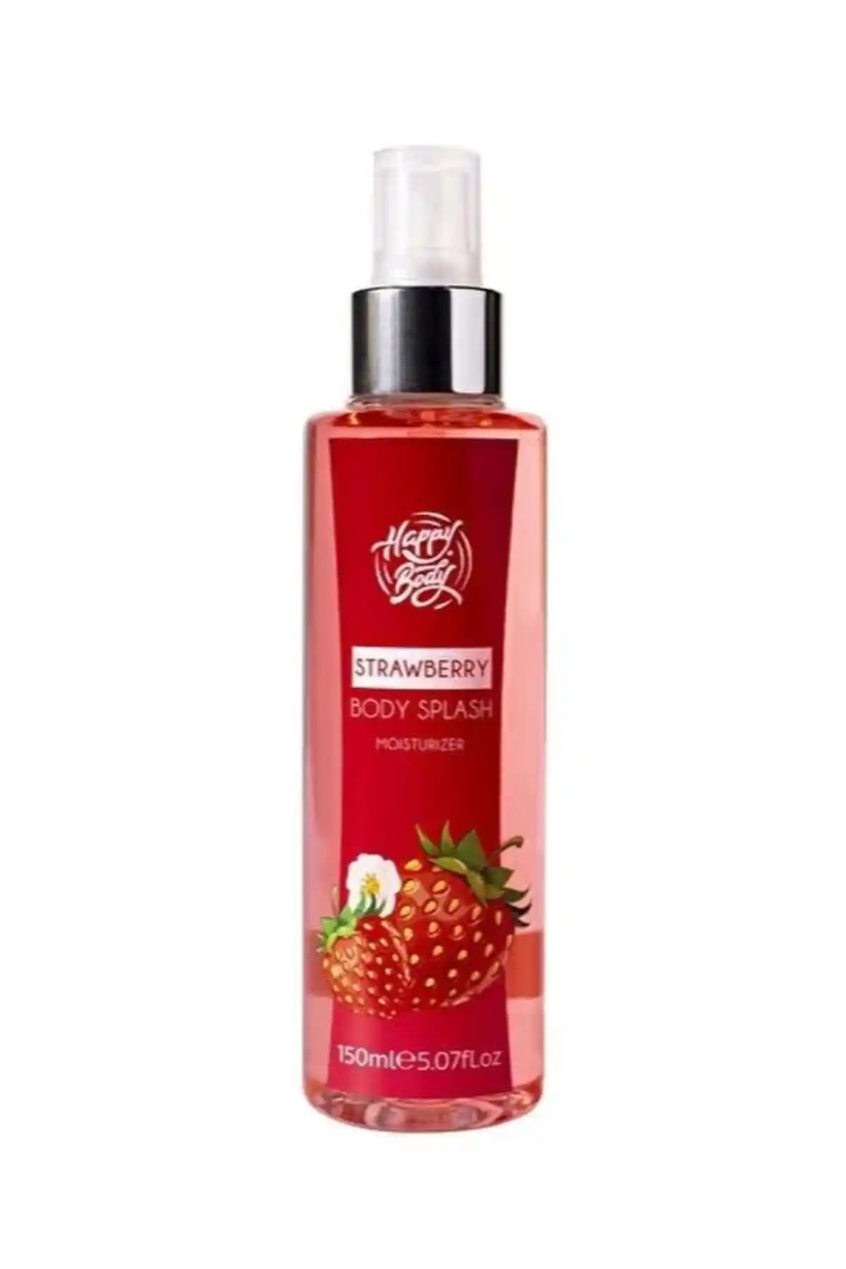 Happy Body Çilekli Vücut Spreyi 150 ml - Unisex Meyveli ve Nemlendirici Vücut Mist