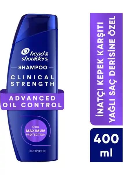 Head&Shoulders Yağ Dengeleyici Şampuan 400 ml Kadınlar İçin Kepek ve Yağ Kontrolü