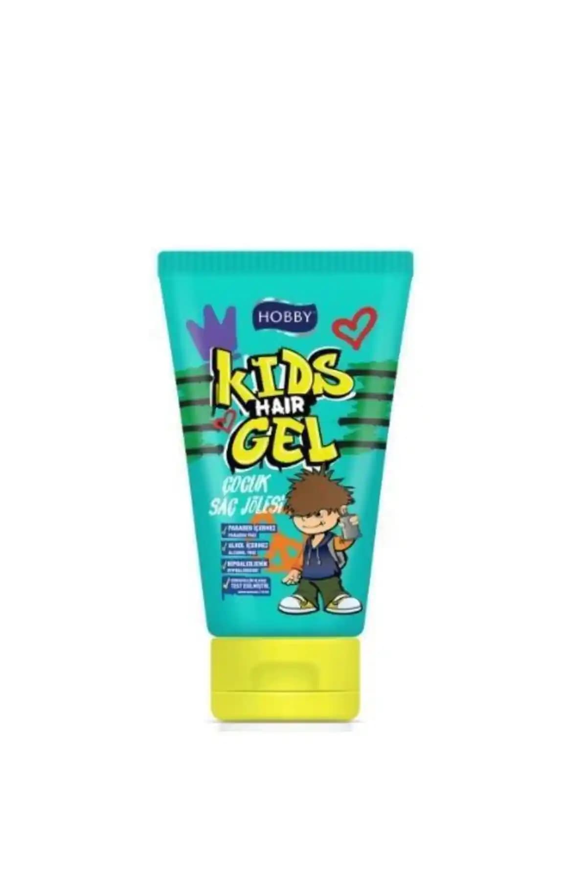 Hobby KİDS 150ML Çocuk Saç Jölesi: Nazik Formüllü Bebek Dostu Şekillendirme için Kullanım