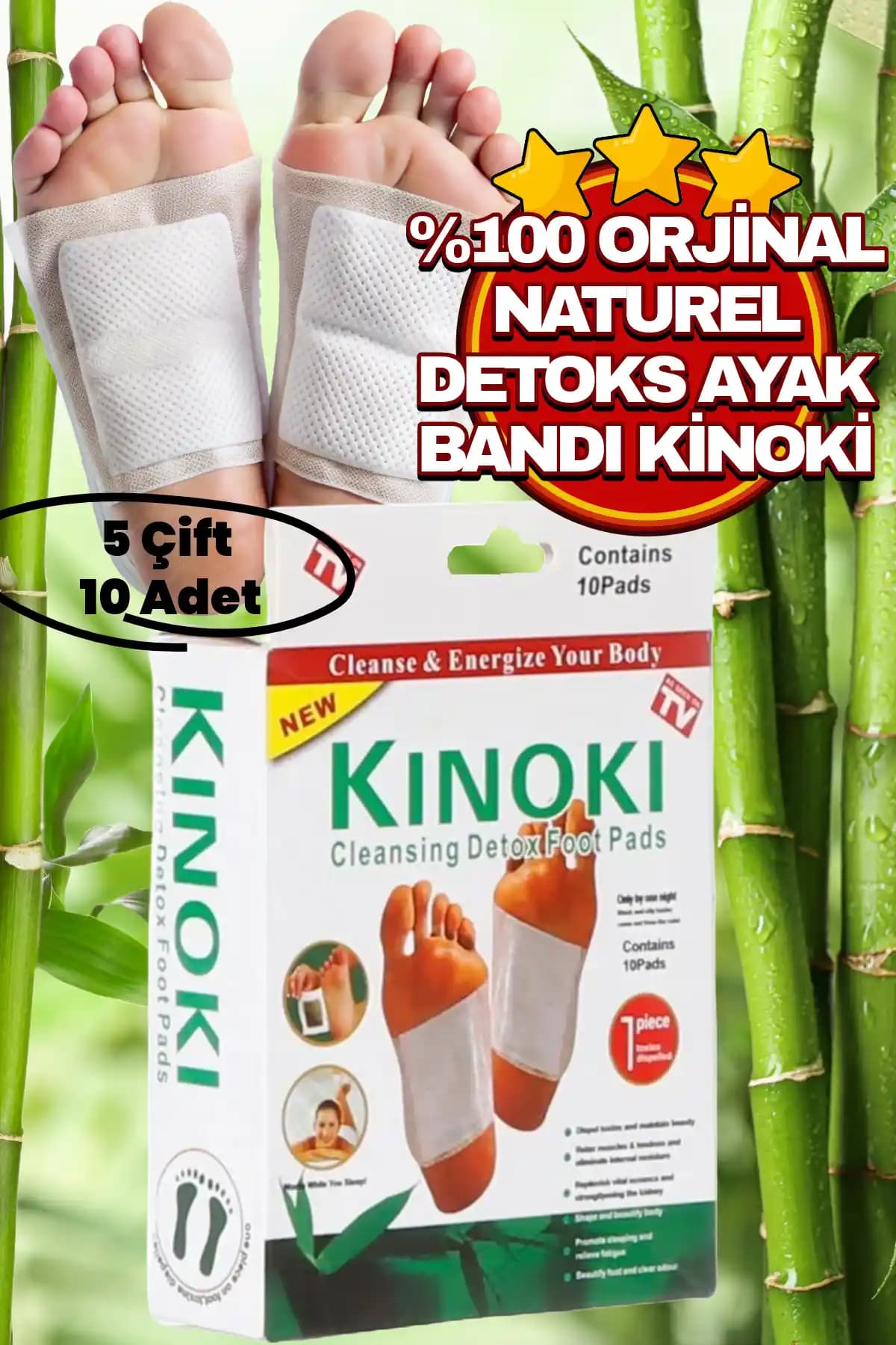 Kinoki Detoks Ayak Bandı: Doğal Toksin Atılımı ve Sağlık Destekleyici Çözüm
