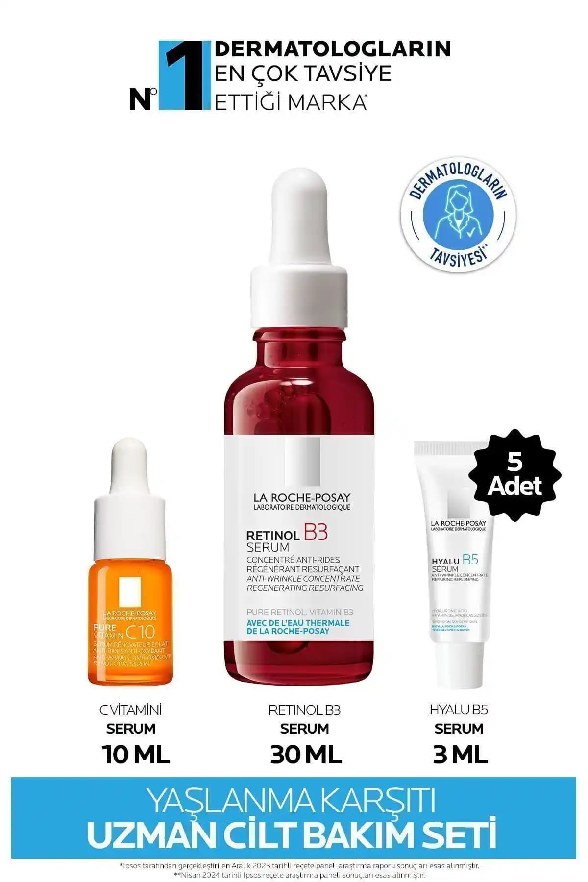 La Roche Posay Kırışıklık ve Yaşlanma Karşıtı Cilt Bakım Seti İncelemesi ve Özellikleri