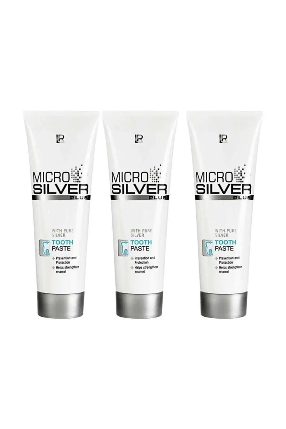 LR Micro Silver Plus Diş Macunu 75 ml x3: Beyazlatma ve Diş Minesi Koruması