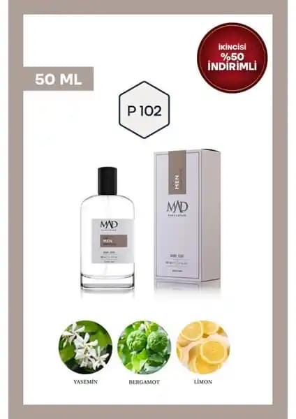 Mad Parfüm Mad P102 Selective 50 ml Erkek Parfümü Odunsu ve Kalıcı Koku Özellikleri