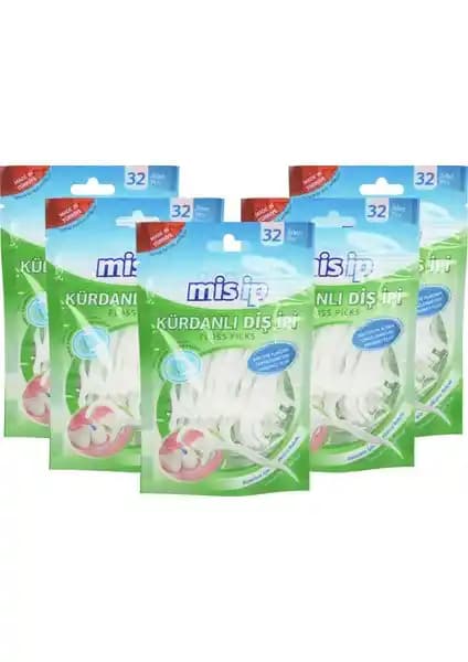 Misip Floss Picks Kürdanlı Diş İpi: Günlük Ağız Hijyeni İçin Pratik ve Temiz Temizlik