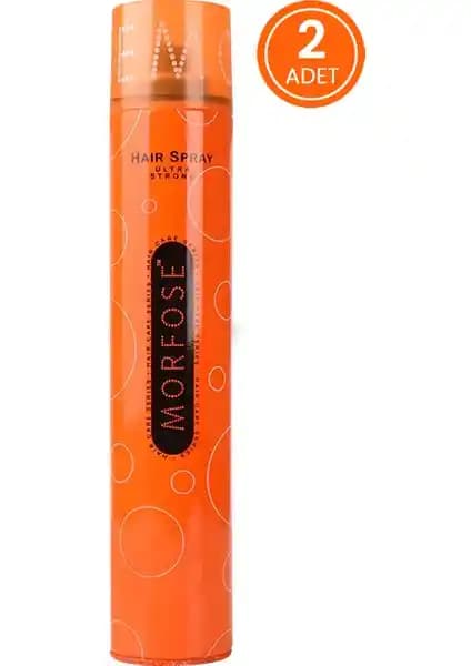 Morfose Ultra Strong Saç Spreyi 400 ml 2'li Paket - Güçlü Tutuş ve Doğal Görünüm