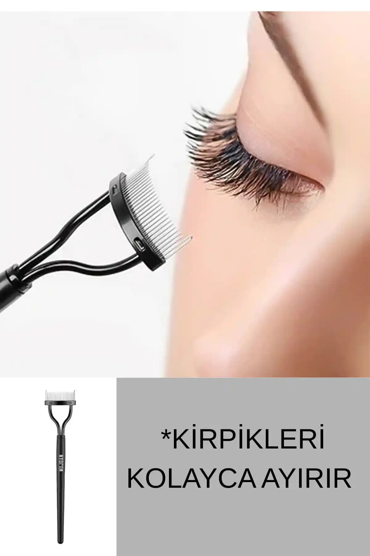 MUJGAN Kirpik Ayırıcı Aparat Pembe - Dayanıklı ve Ergonomik Kirpik Bakım Aracı