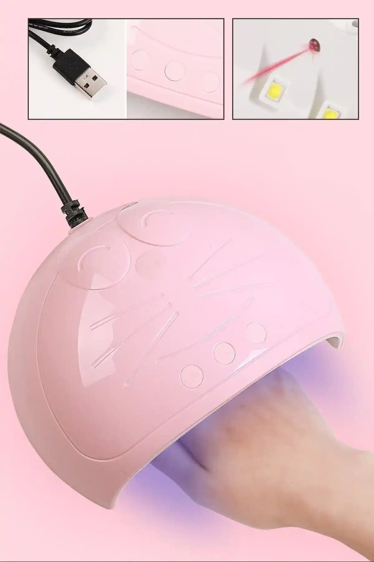 Nail Master 45w UV Kalıcı Oje Jel Tırnak Kurutucu Fototerapi Makinesi Özellikleri