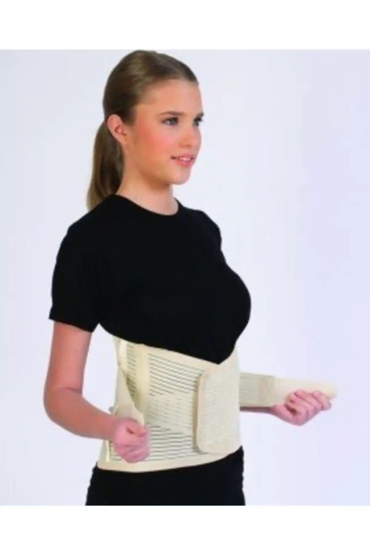 ORTOLİFE Çelik Balenli Lumbosakral Ortopedik Bel Fıtık Korsesi ile Etkili Destek