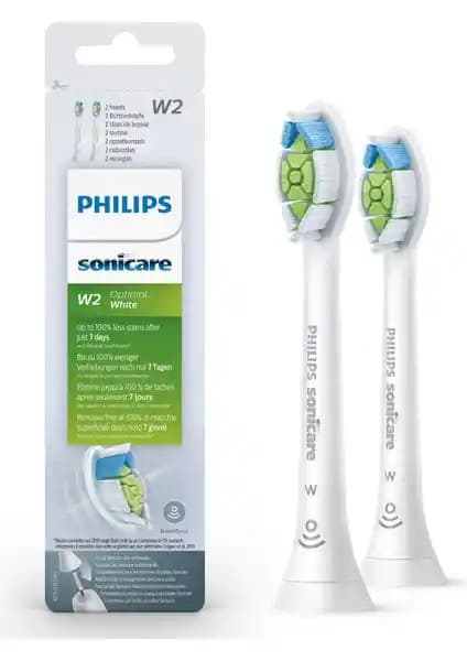 Philips Sonicare HX6062/10 Optimal White 2'li Yedek Başlık - Etkili Diş Temizliği