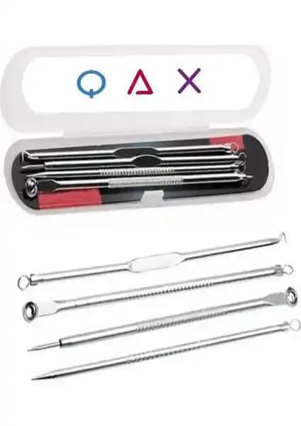 Qax 4 Parça Paslanmaz Çelik Siyah Nokta Temizleme Komedon Aleti Seti Özellikleri