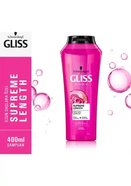 Schwarzkopf Gliss Koruyucu Saç Bakım Şampuanı 400 ML ile Saç Sağlığınızı Güçlendirin