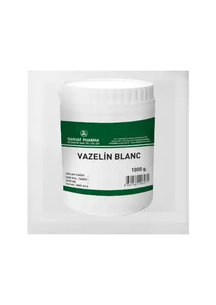 Sıhhat Pharma Saf Pure Vazelin 1000 ml: Kuru ve Hassas Ciltler İçin Derinlemesine Nemlendirme