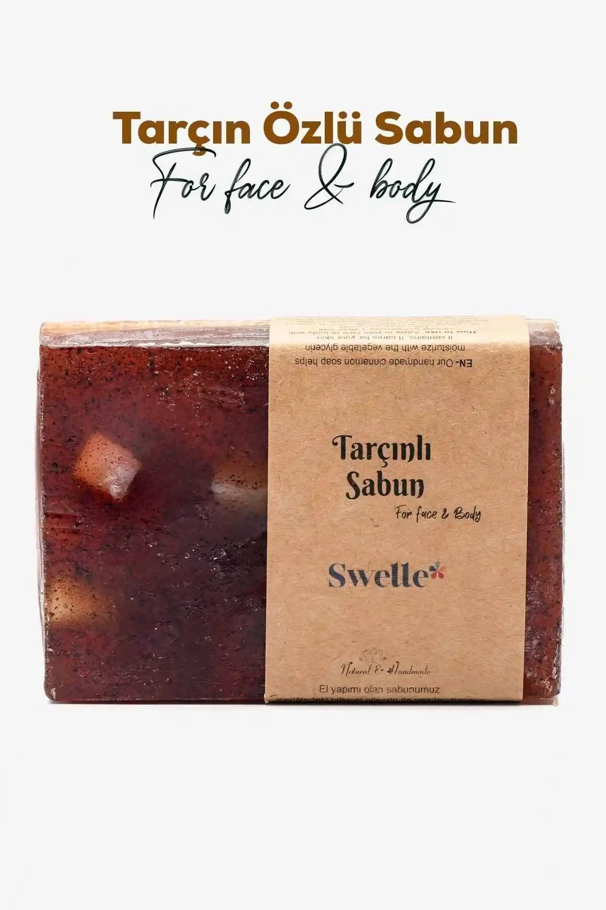 SWELLE Tarçın Özlü Doğal Gliserinli El Yapımı Sabun ile Canlandırıcı ve Nemlendirici Cilt Bakımı