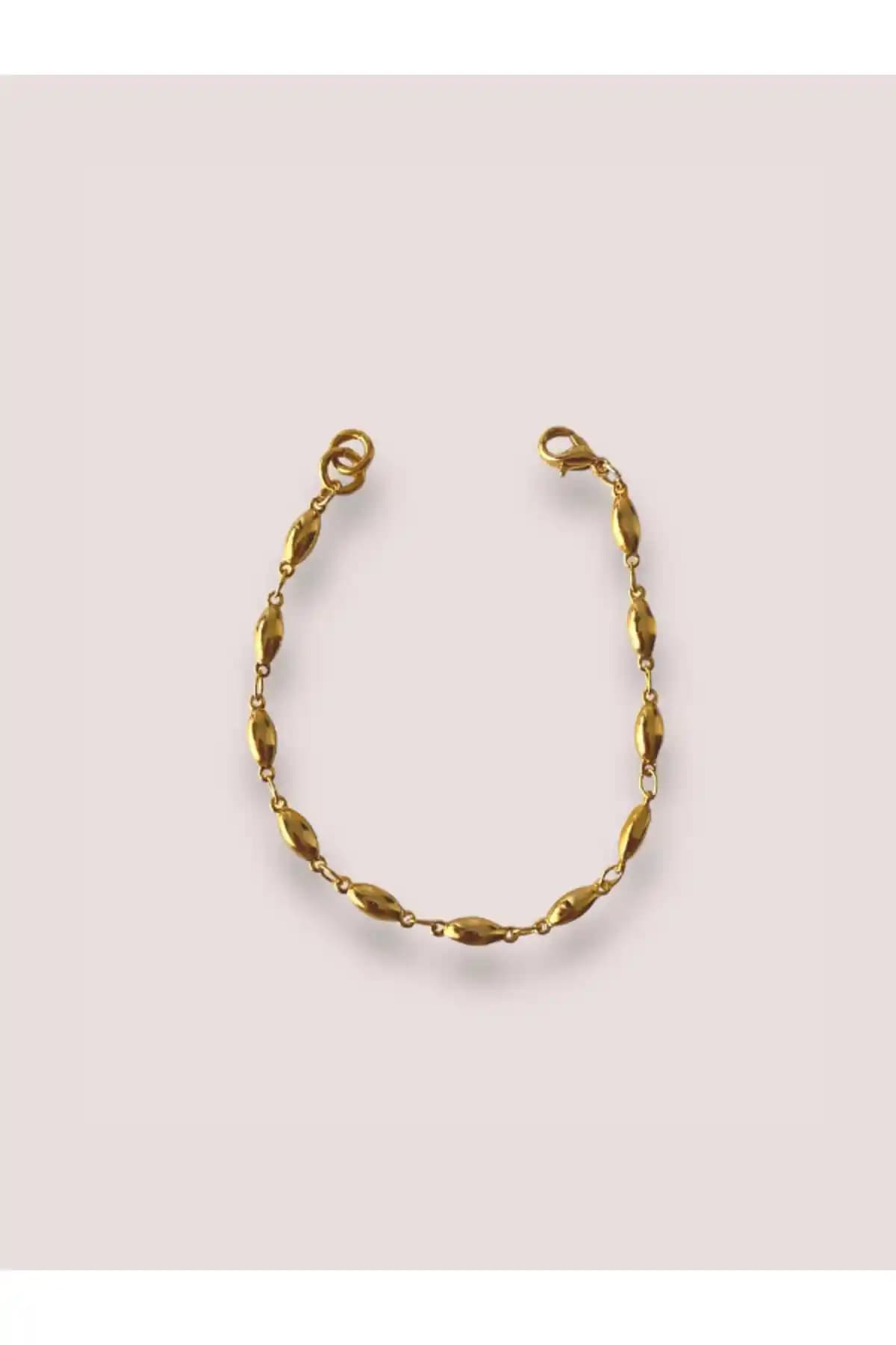 TOMERV ATELIER Vintage Elips Altın Bileklik: Zarif ve Dayanıklı Tasarım