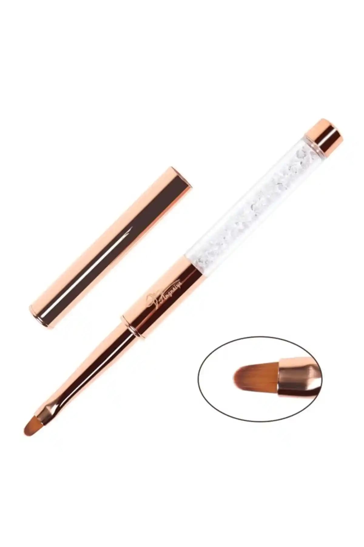 Venalisa Kapaklı İnce Nail Art Çizim Fırçası No.8 ile Hassas Tırnak Süsleme