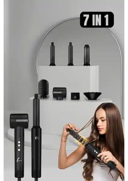 VeryFit WT626 7'si 1 Arada Hava Üflemeli Saç Düzleştirici ve Şekillendirici