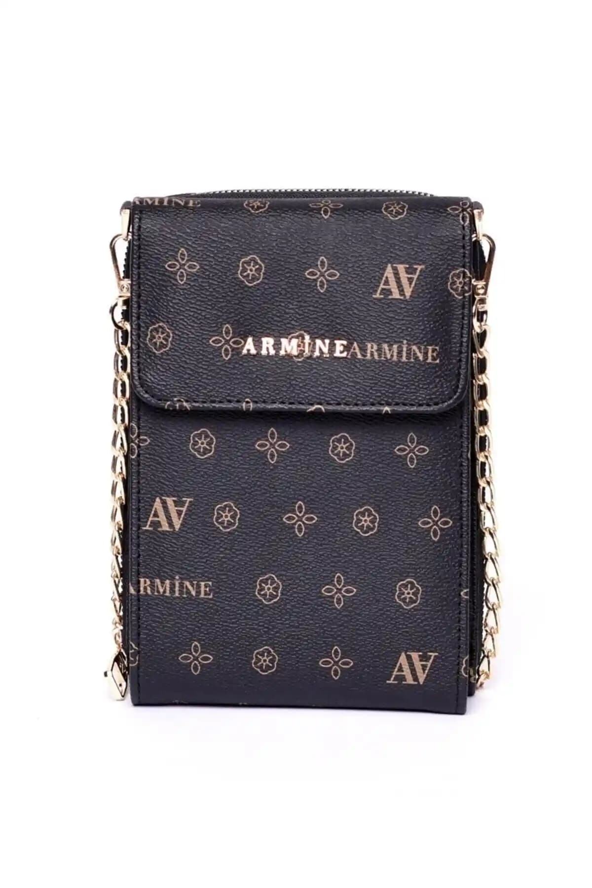 Armine 266 Siyah Baskılı Günlük Çanta Modern Tasarım ve Dayanıklılık Sunar