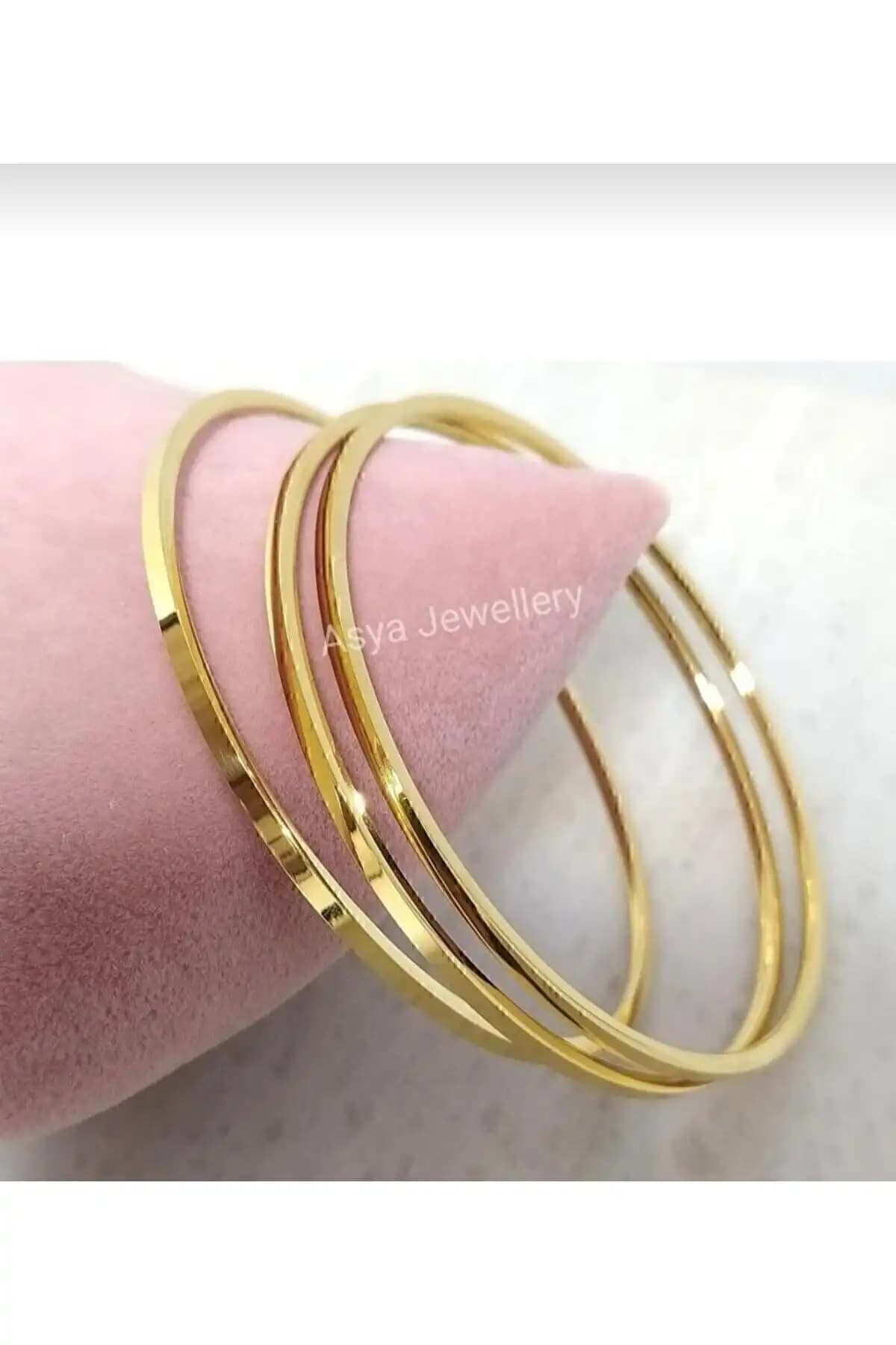 Asya Jewelry Paslanmaz Çelik İnce Ajda Bilezik: Şıklık ve Dayanıklılığı Bir Arada Sunar
