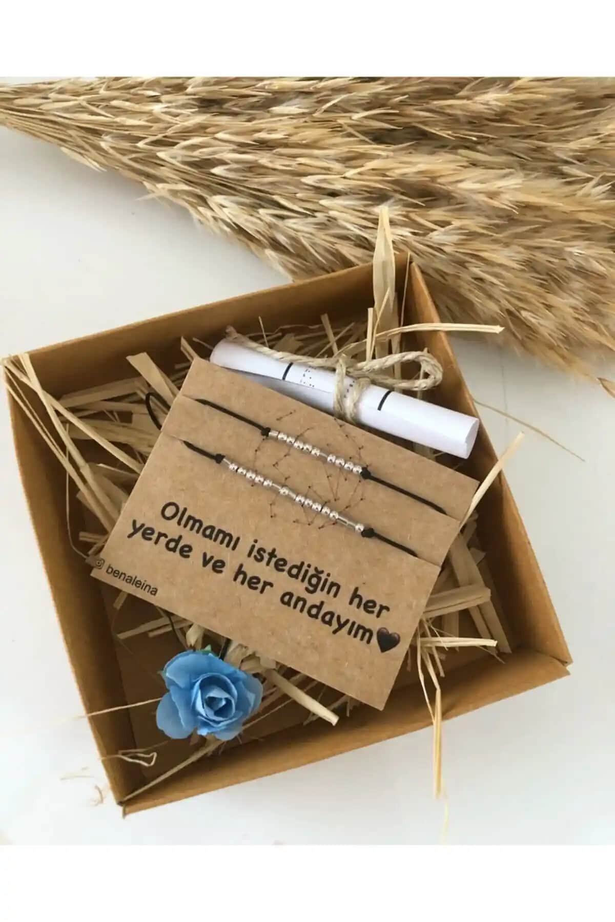 Ben Aleina Mors Alfabesi Sevgili Çift Bileklikleri Şık ve Kişiselleştirilebilir Tasarım