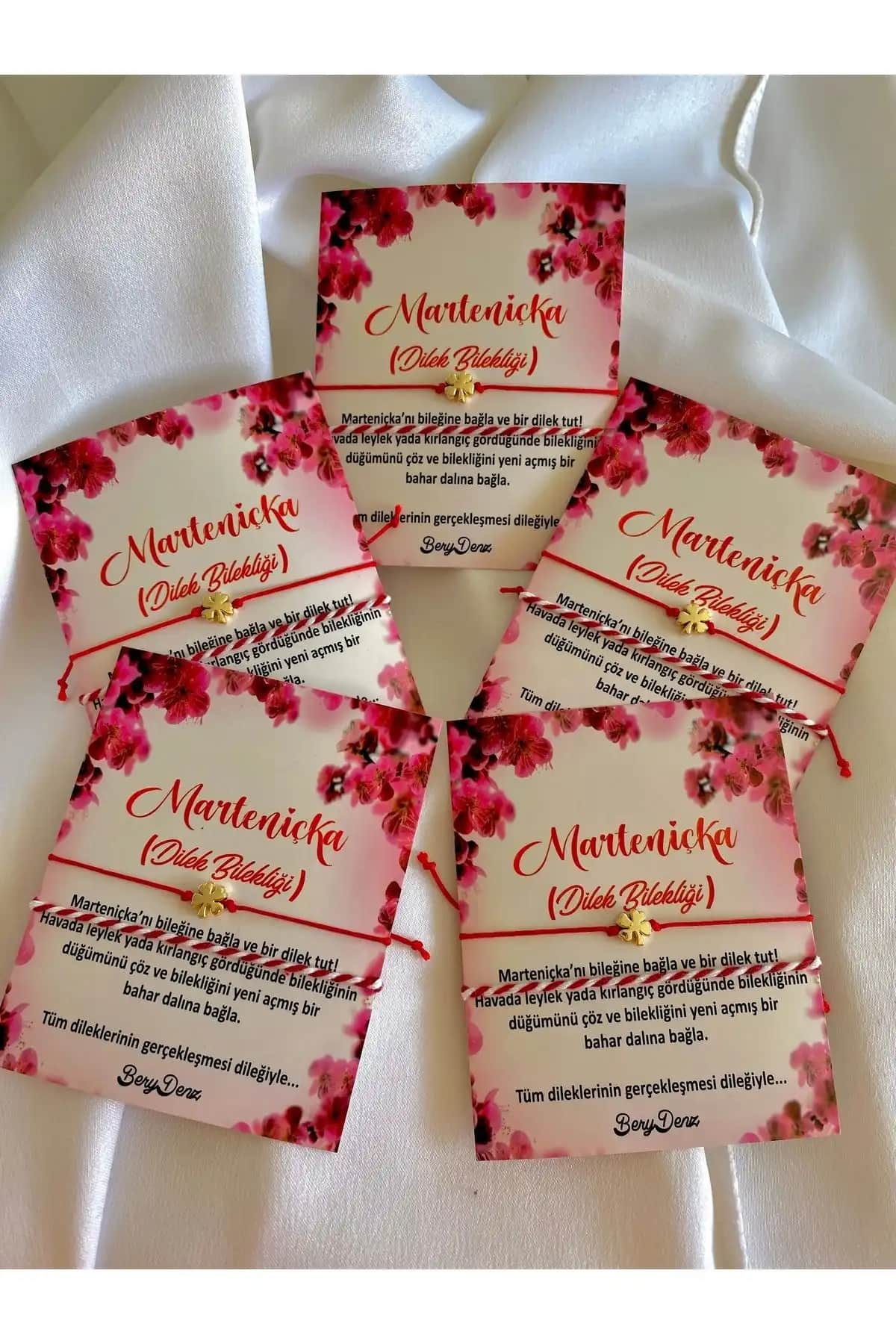 BeryDenz Geleneksel Motiflerle Modern Tasarım Şans Bileklikleri Seti