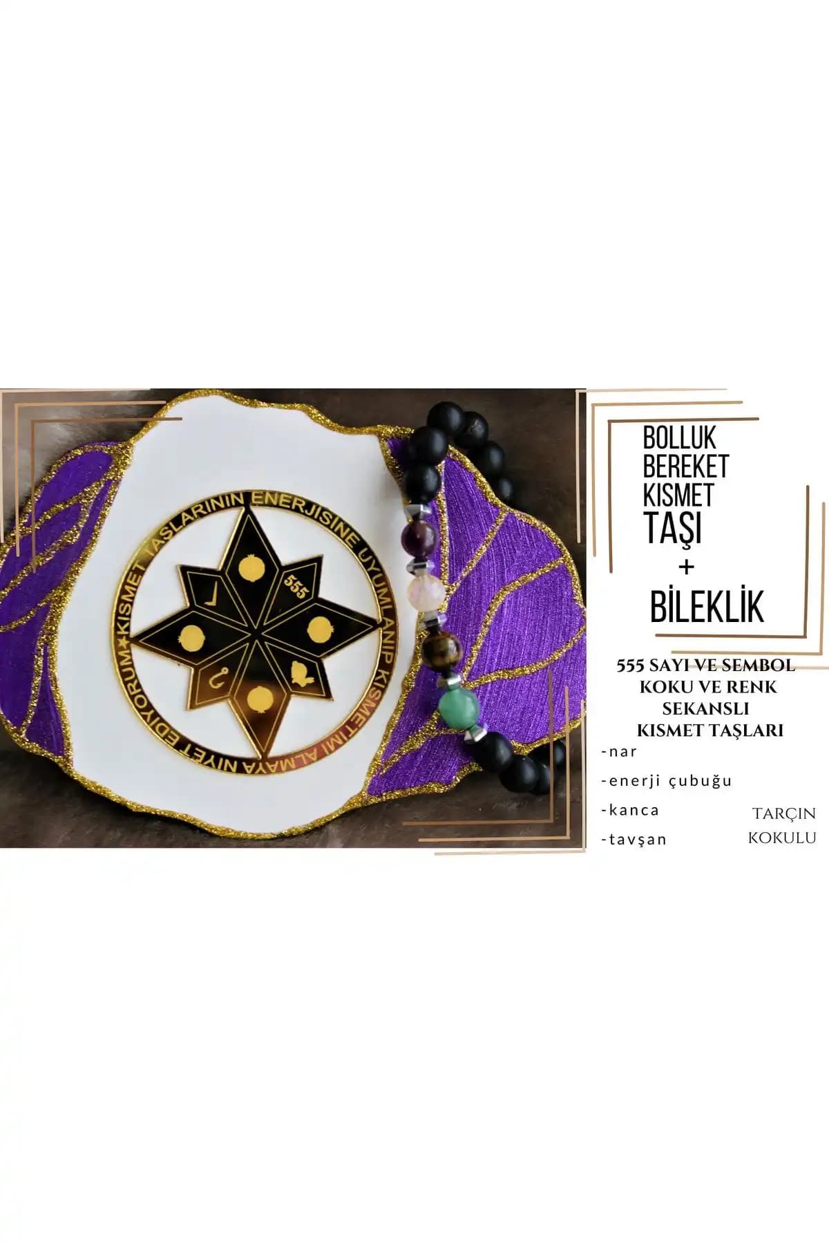Bolluk ve Bereket Temalı Doğal Taşlar ile Enerji Seti ve Bileklik Koleksiyonu