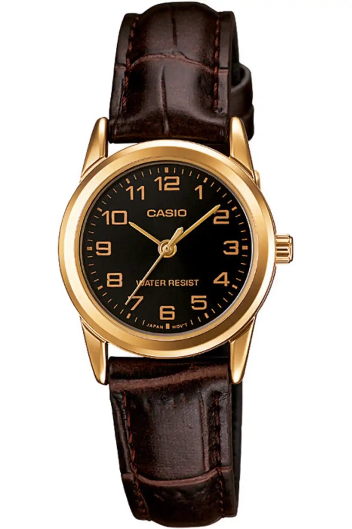 Casio Kadın LTP-V001GL-1BUDF Zarif ve Dayanıklı Altın Renkli Kol Saati Özellikleri