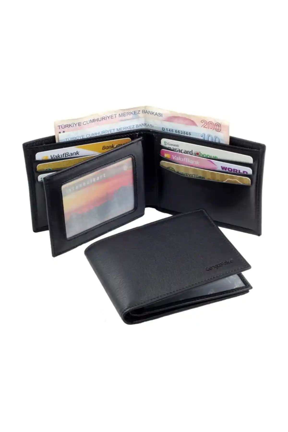 Cengiz Pakel Hakiki Deri Erkek Cüzdanı Günlük ve Şık Kullanım İçin Uygun