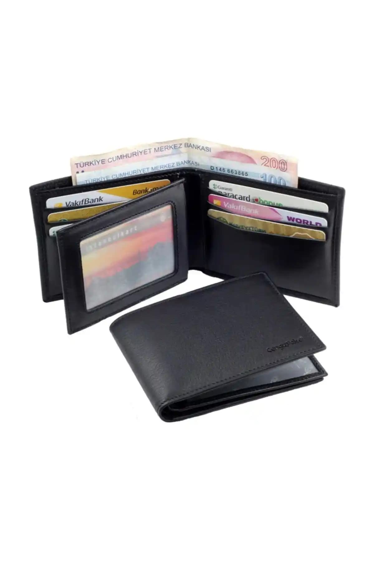 Cengiz Pakel Hakiki Deri Erkek Cüzdanı Günlük ve Şık Kullanım İçin Uygun