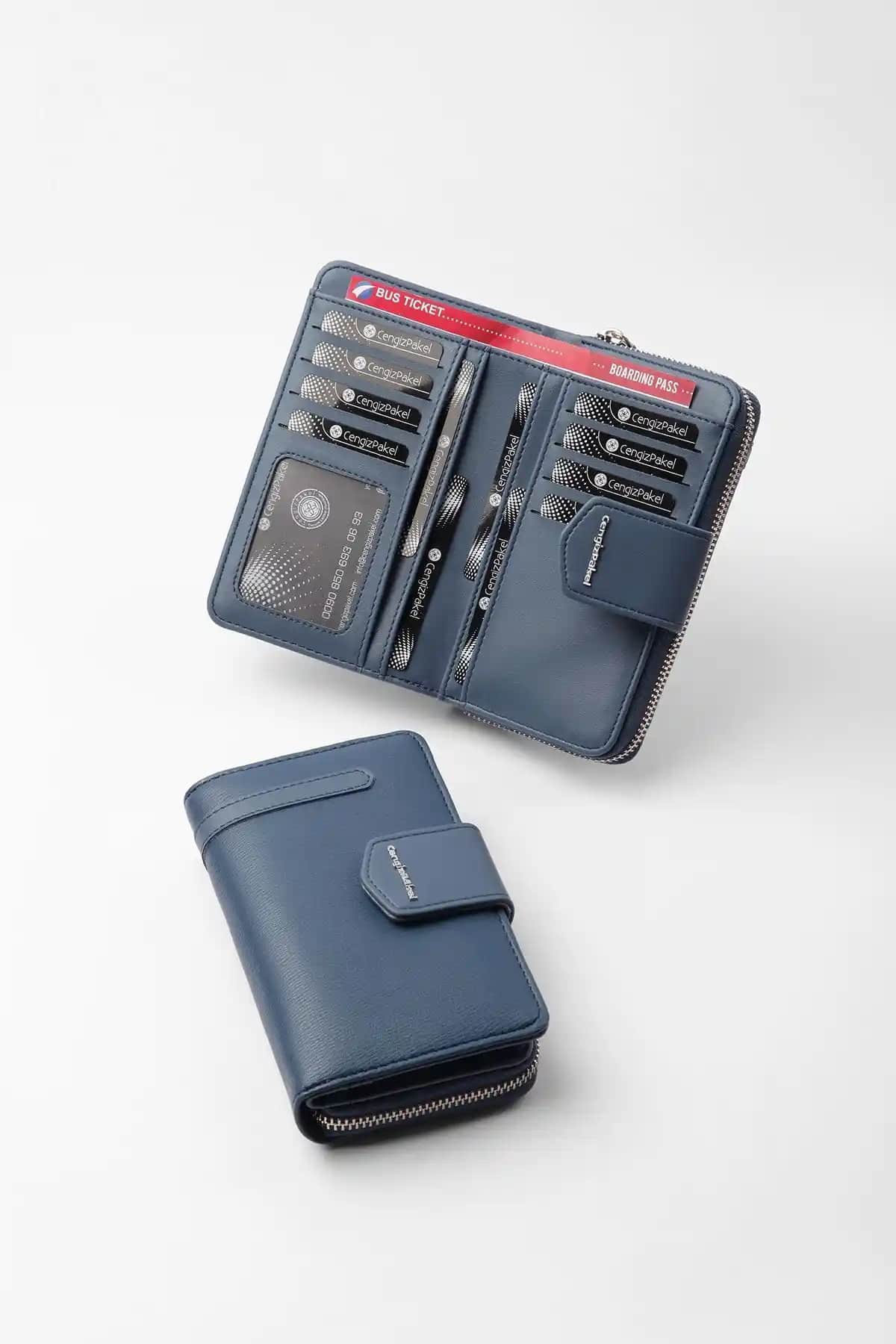 Cengiz Pakel Indigo ve Lacivert - Kırmızı Kadın Cüzdanları Karşılaştırması ve Özellikleri