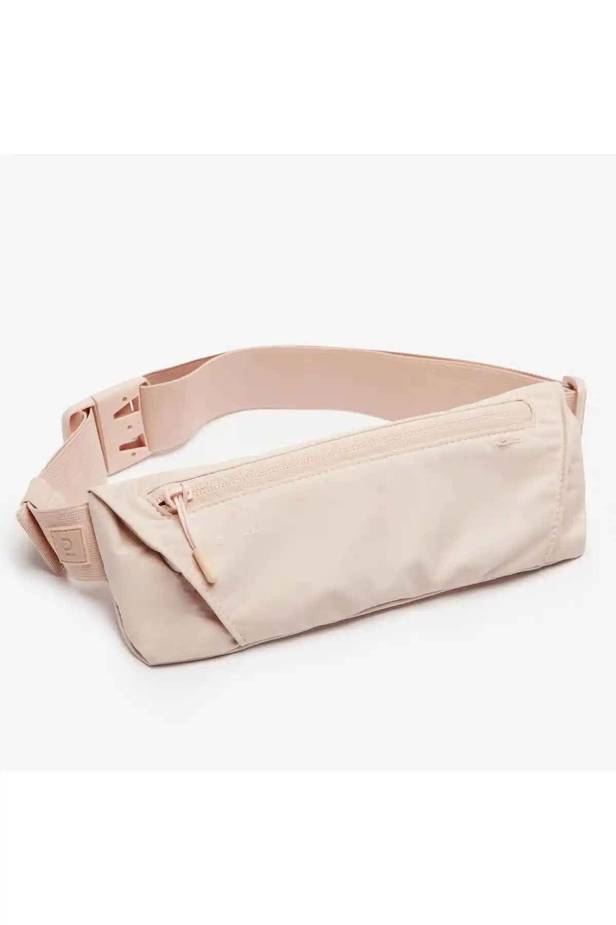 Decathlon Koşu Bel Çantası Pembe Çevre Dostu ve Ayarlanabilir Tasarım