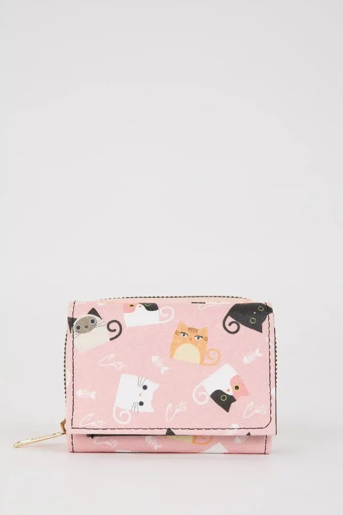 DeFacto Kadın Baskılı Suni Deri Cüzdan: Şık ve Pratik Günlük Kullanım Aksesuarı