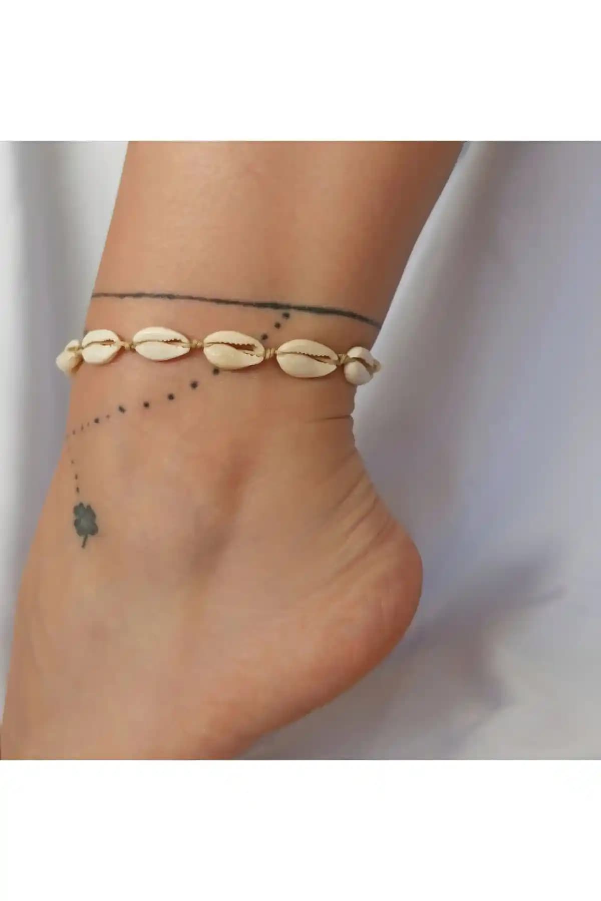 Deniz Kabuğu Nazarlık Halhalı El Yapımı Doğal ve Dayanıklı Takı Seçenekleri