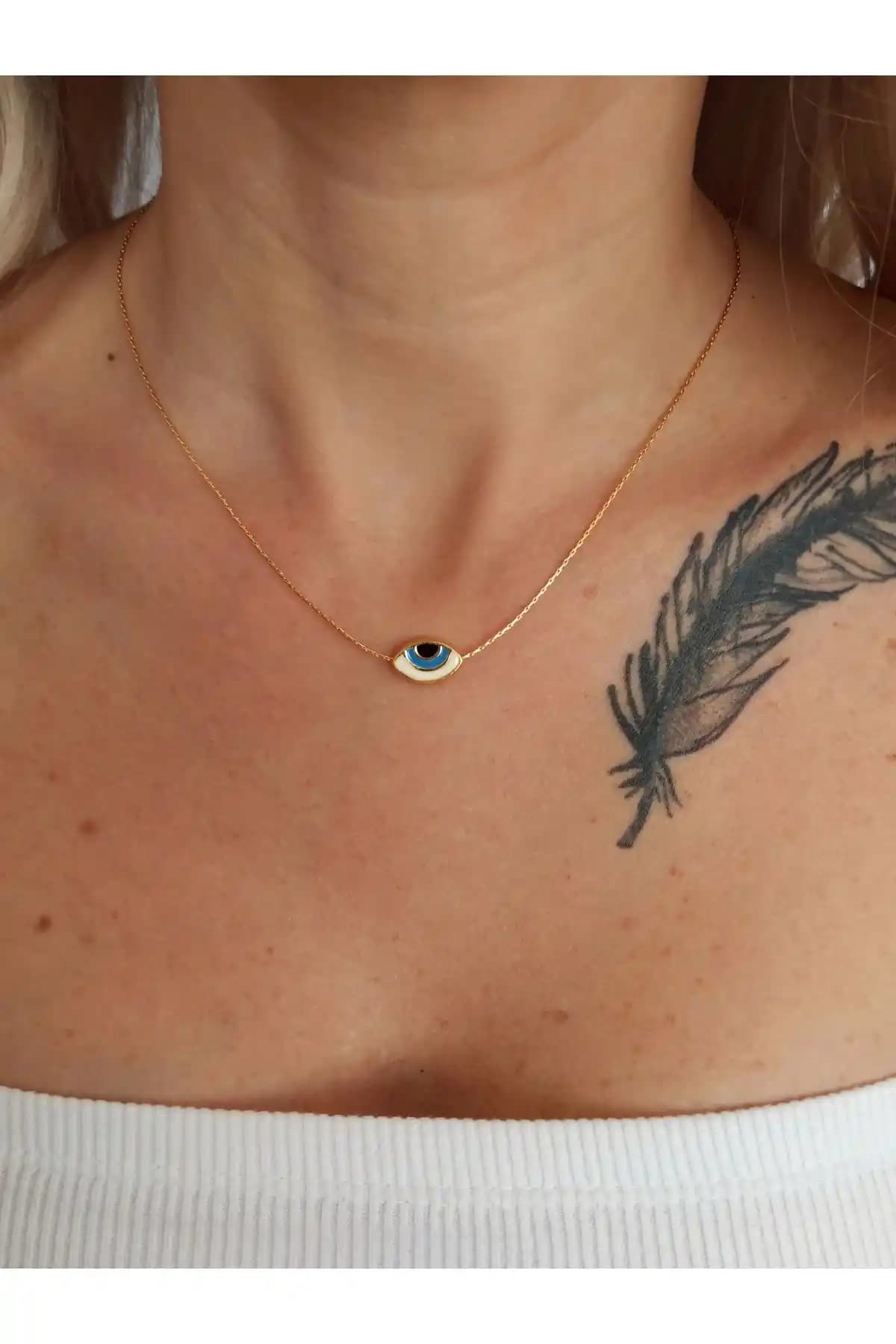 Denizdenal Nazar Boncuklu Göz Model Kolye: Zarif ve Anlamlı Takı Seçenekleri