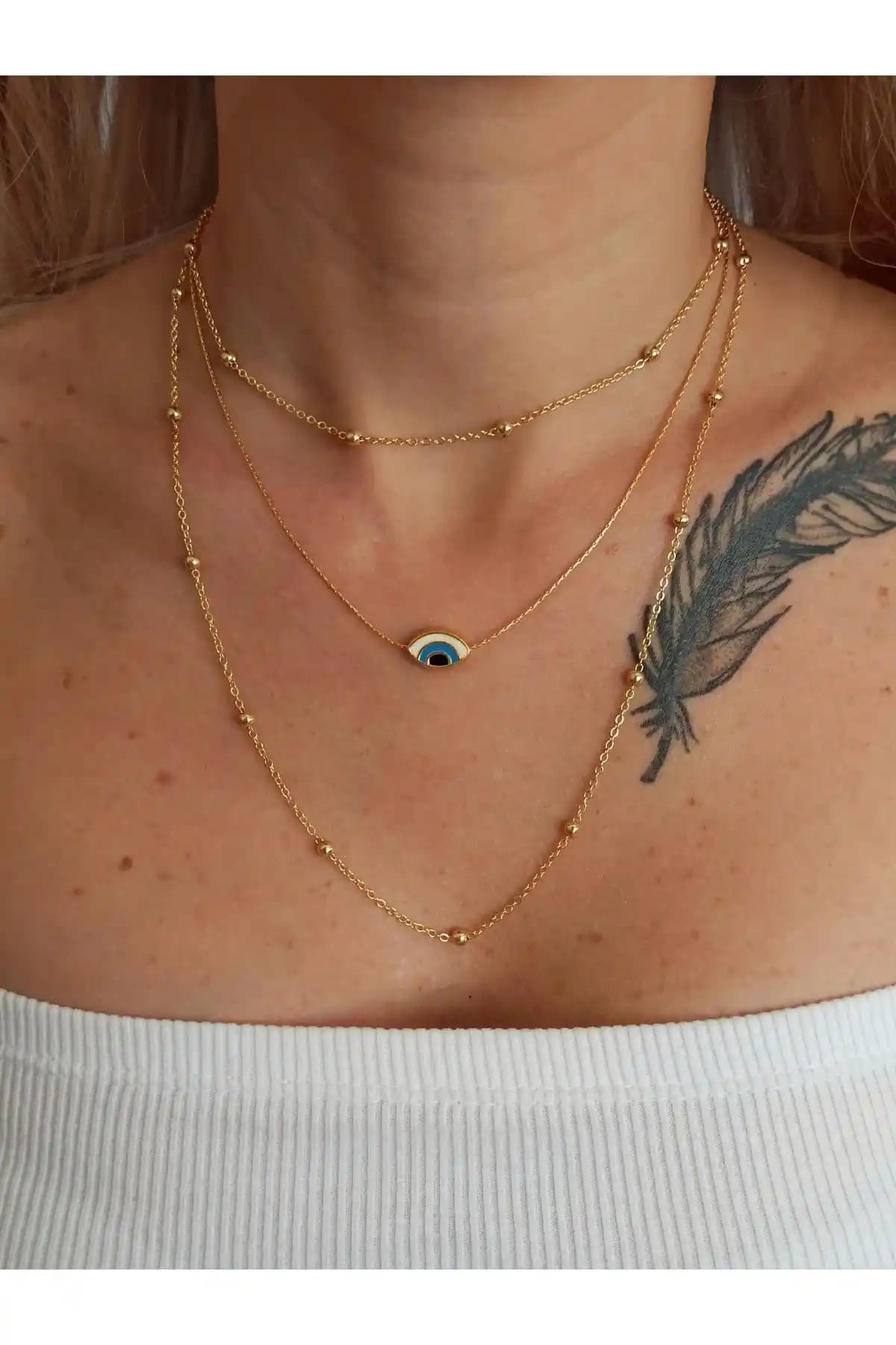 Denizdenal Nazar Göz Model Kolye: Zarif Tasarım ve Koruyucu Sembol Özellikleri