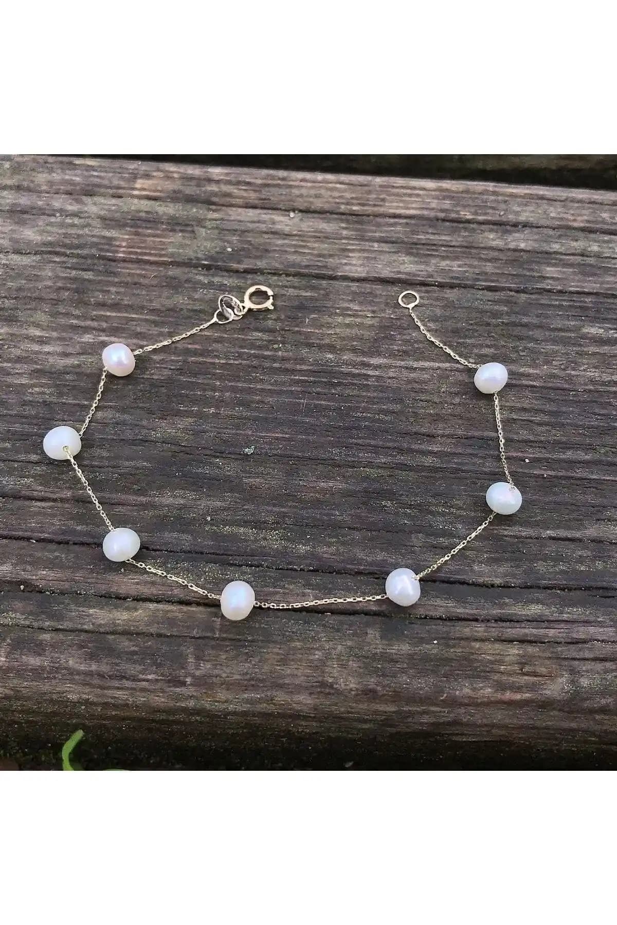 Dilek Kuyumculuk İnci Bileklik: Doğal İnci ve 14 Ayar Altın ile Zarif Takı Seçeneği