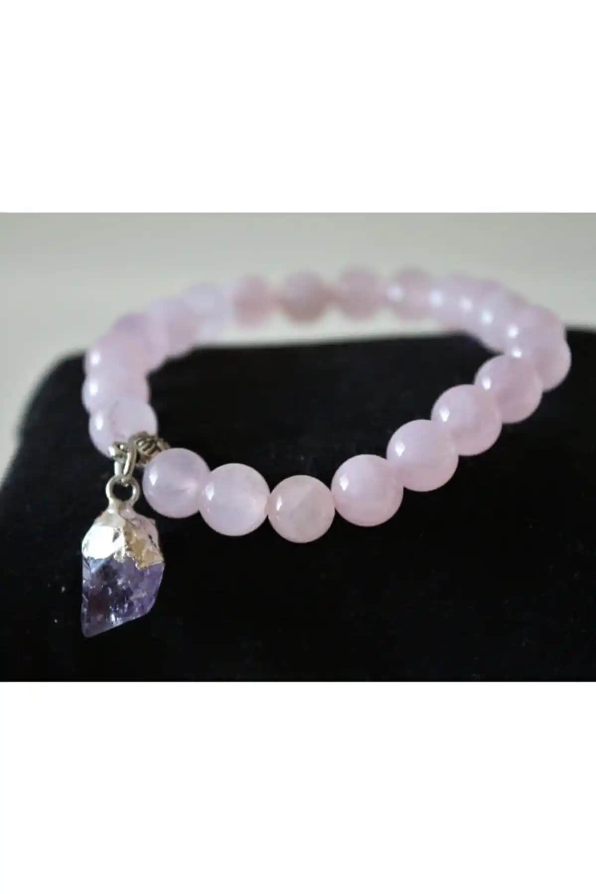 Doğal Taş Bileklik Karşılaştırması: Pembe Kuvars ve Ametist Modelleri