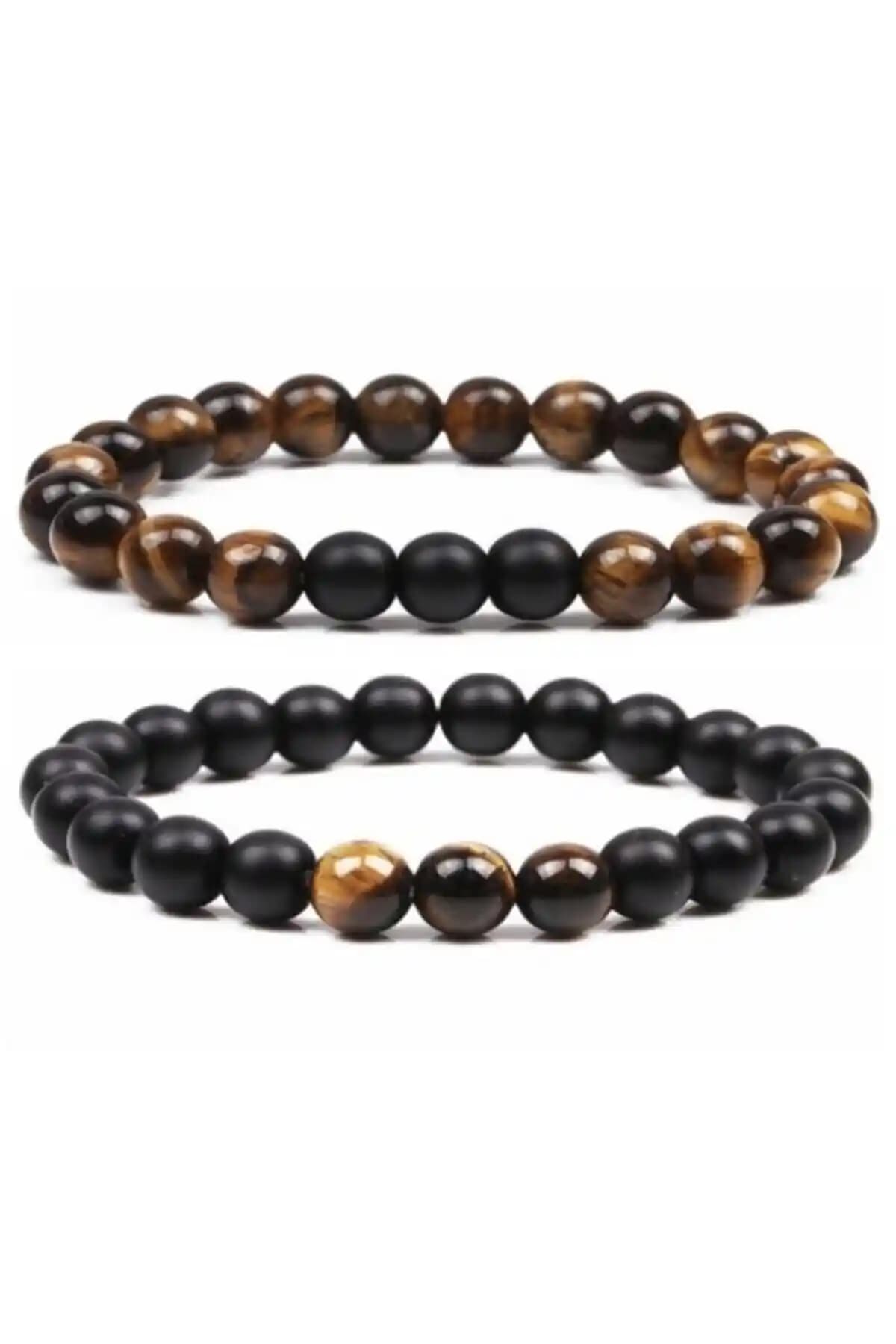 Doğal Taşlarla Zarif Tasarım: Kaplangözü ve Oniks Bileklik Seti İncelemesi