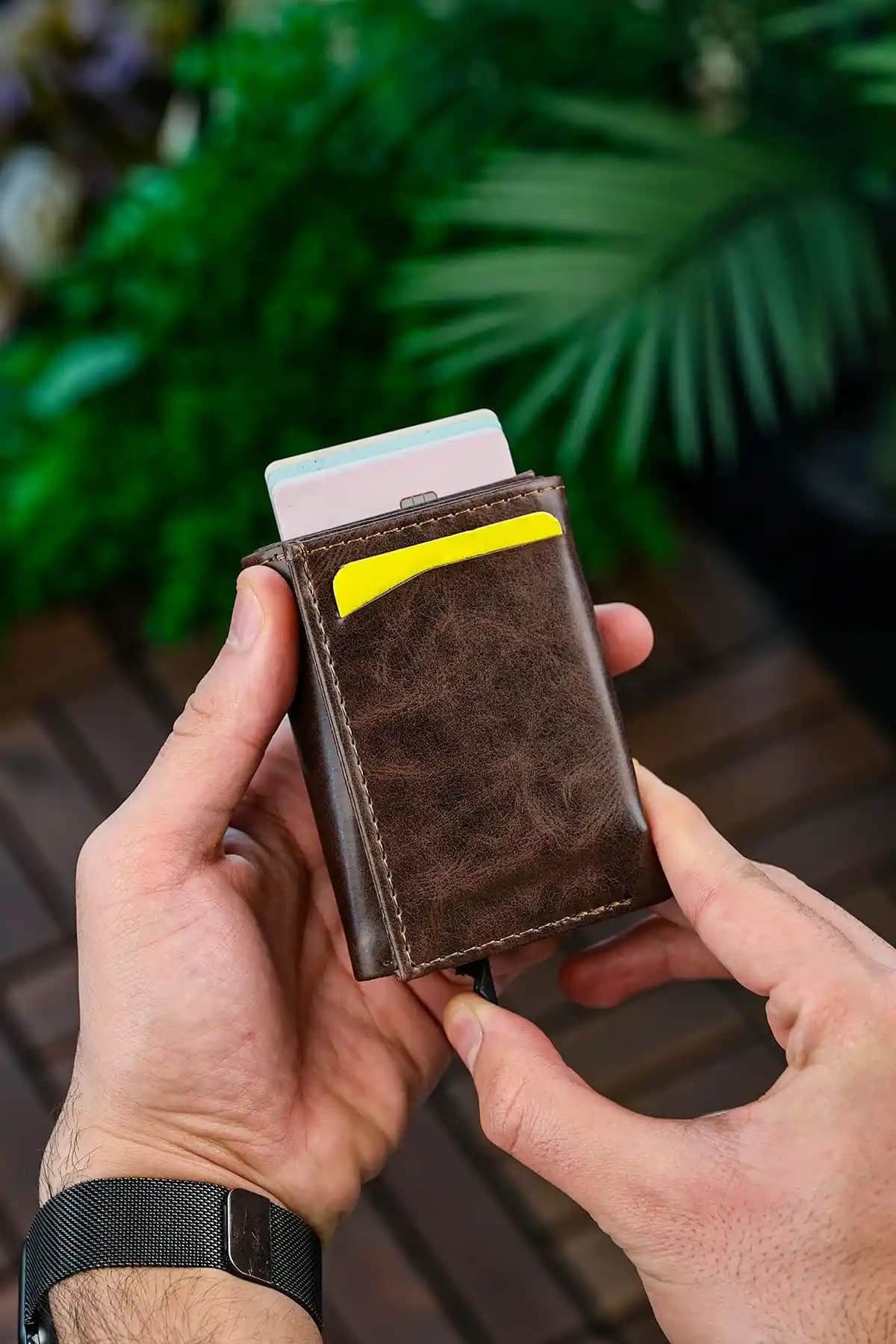 East Polo Club Suni Deri Erkek Kartlık Cüzdan Portföyü RFID Güvenlikli Modern Tasarım