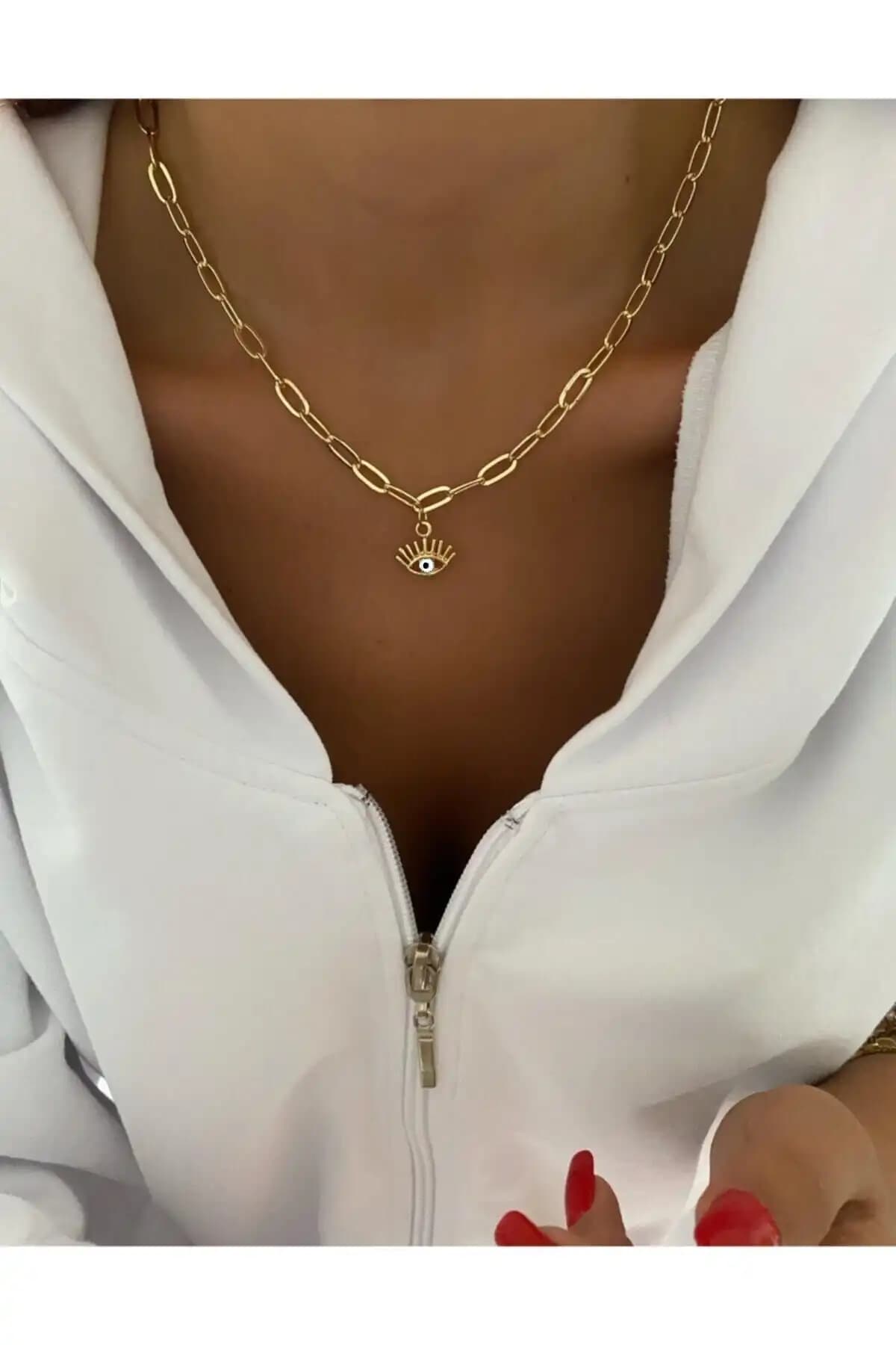 Everglow Jewelry Göz Kolye: Şıklık ve Dayanıklılığıyla Uygun Fiyatlı Aksesuar