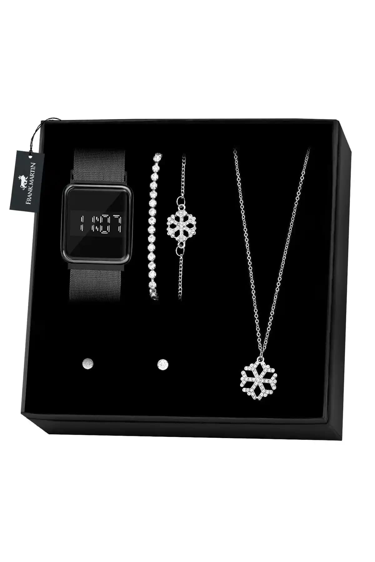 Frank Martin Kadın Saat, Kolye ve Bileklik Seti: Şıklık ve Dayanıklılığı Bir Arada Sunar