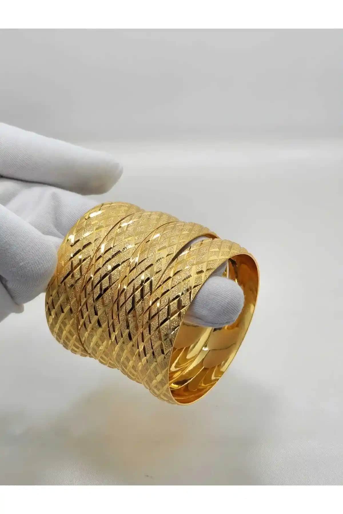 Garanti Gold 22 Ayar Altın Kaplama Baklava Desen Bilezik İncelemesi