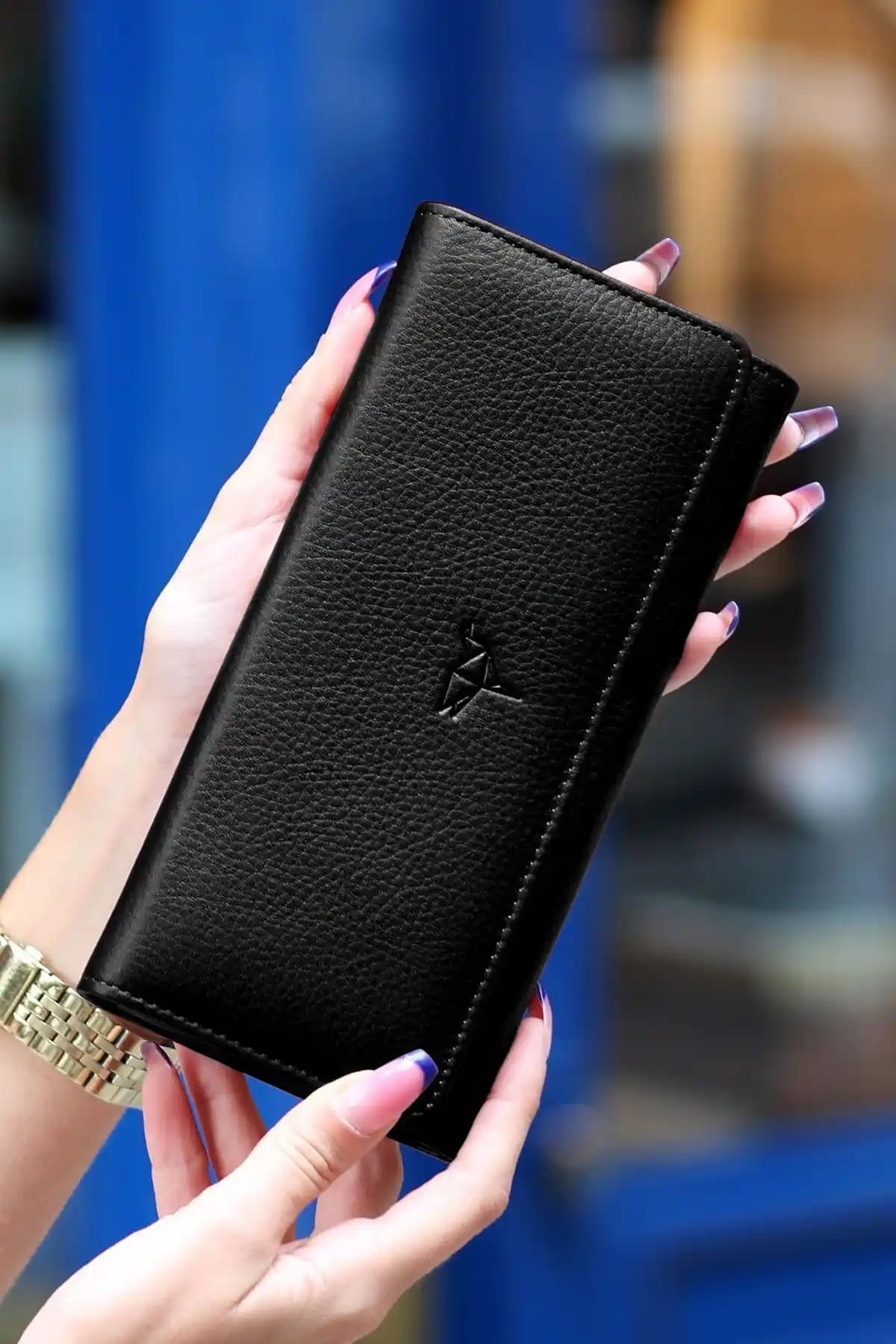 Garbalia Kadın Siyah Hakiki Deri Angel Cüzdan Günlük Kullanım ve Güvenlik Özellikleriyle