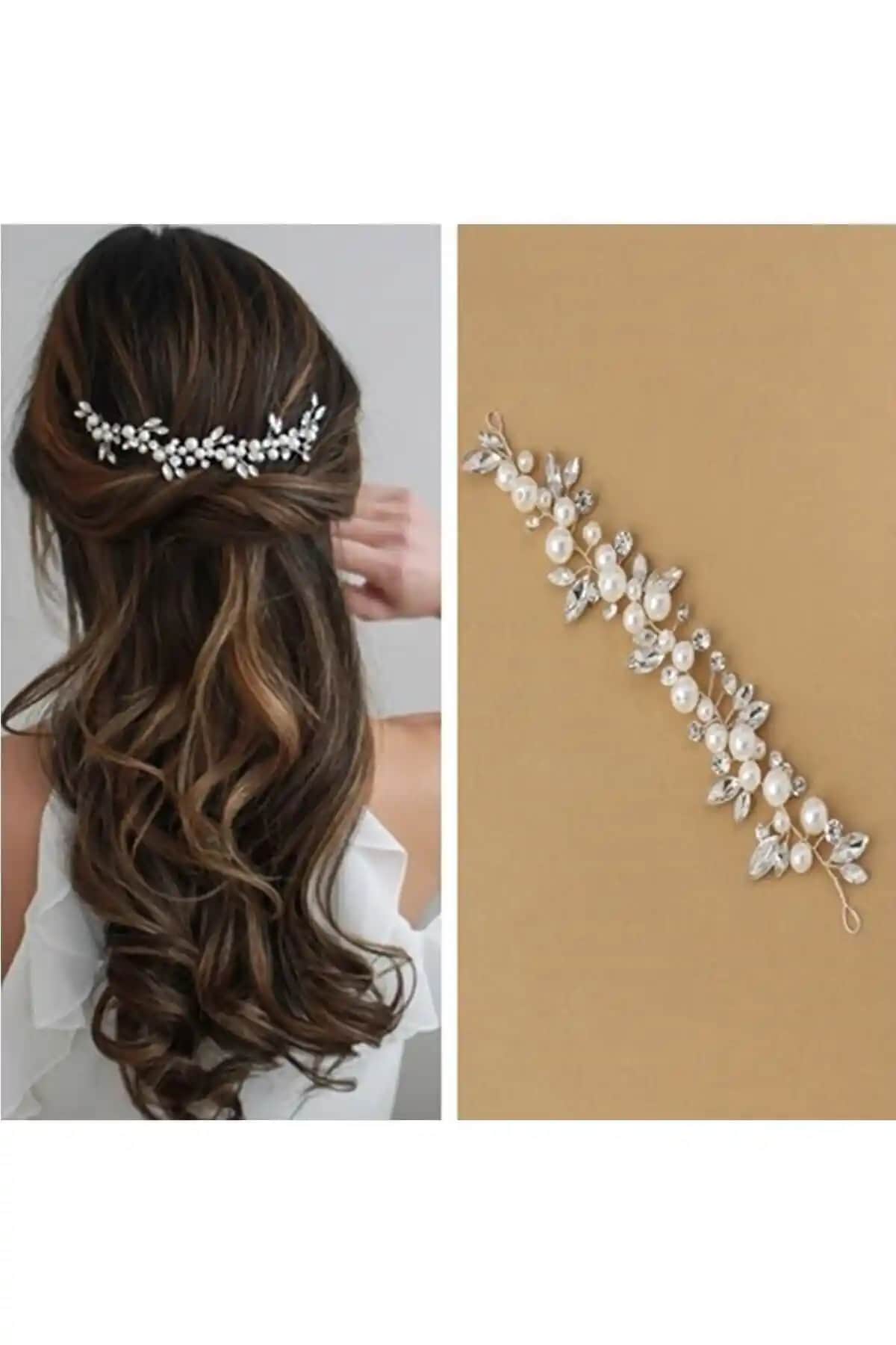 Gelin Tacı Seçiminde Karşılaştırma: Kristal Yan Model ve Sedefli Tasarım Ürünleri